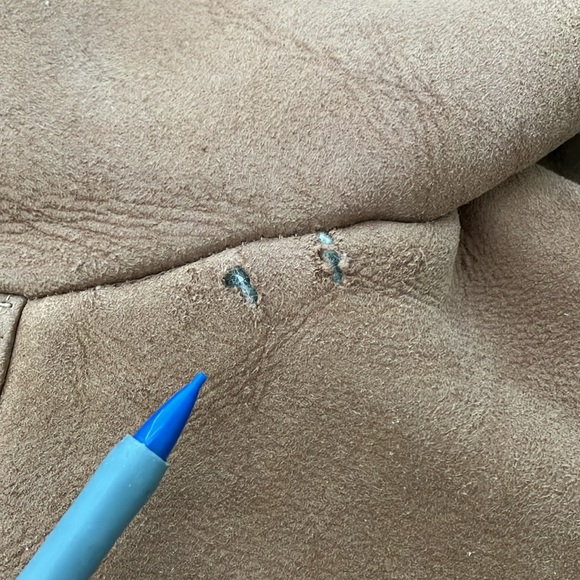 VINTAGE 1960s Shearling Lambskin Wool Coat • David Church Californian • Size 38 - Picture 10 of 10